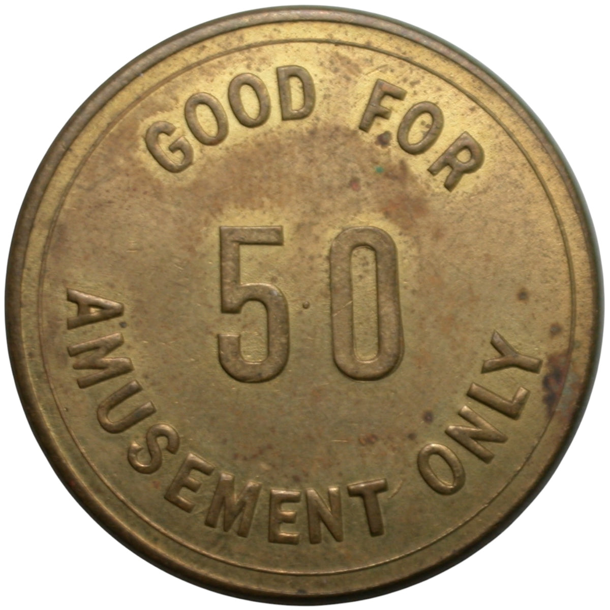 Alvarado, CA Luneta Cafe G/F 50 Amusement Only Token