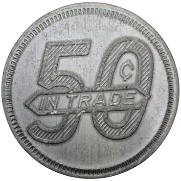 Berkeley, CA Collectors' Items Shop F. Borcher G/F 50¢ In Trade Token