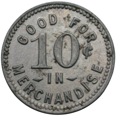 Fort Jones, CA Rain-Rock Club G/F 10¢ In Merchandise Token