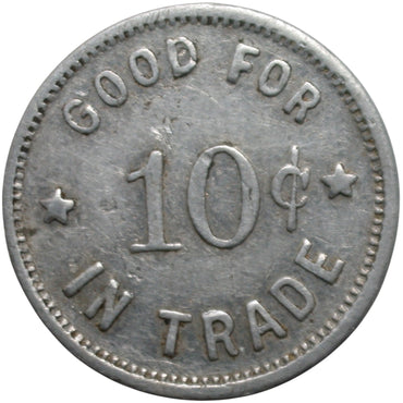 Mokelumne, CA Peek Inn G/F 10¢ In Trade Token