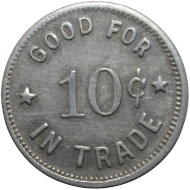 Mokelumne, CA Peek Inn G/F 10¢ In Trade Token