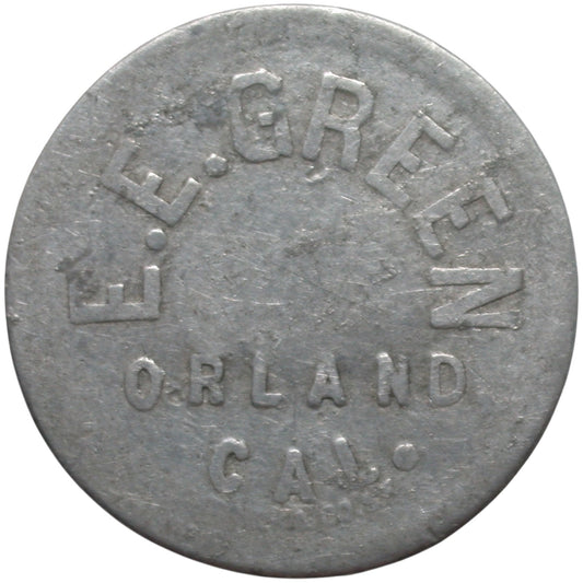 Orland, CA E.E. Green G/F One Drink Token