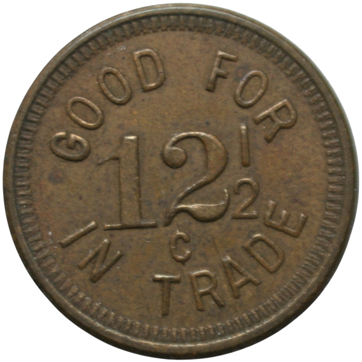 Chena, AK B & K G/F 12 1/2¢ In Trade Token