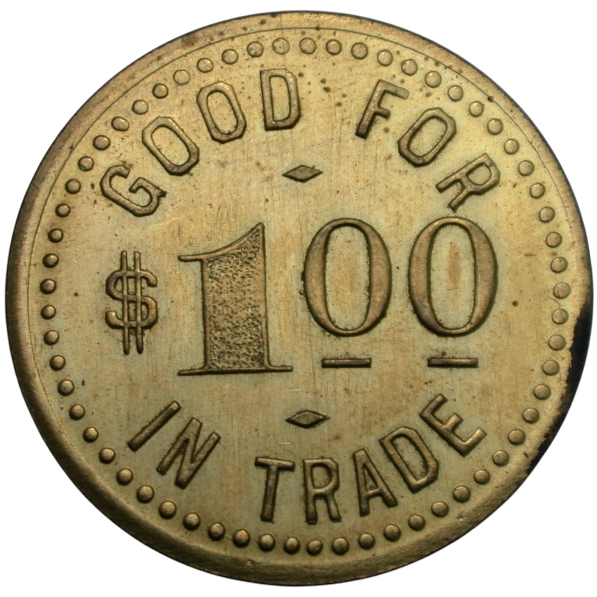 Juneau, AK Tom George G/F $1.00 In Trade Token