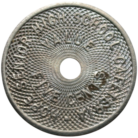 Hope, AR Hope Senior High School Cafeteria G/F 5¢ In Trade Token