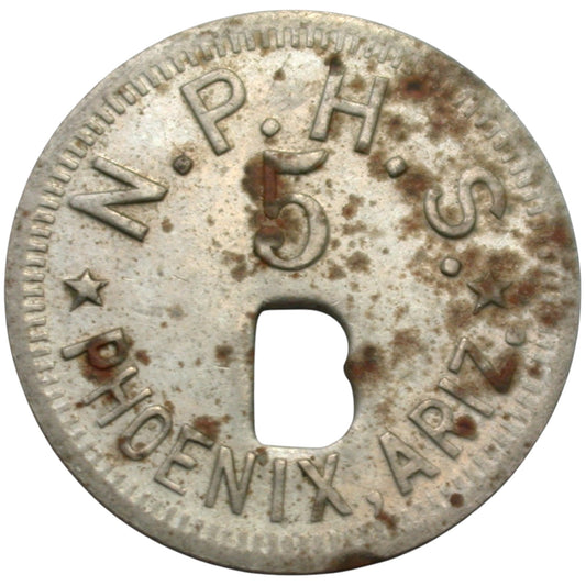 Phoenix, AZ N.P.H.S. "5" School Token