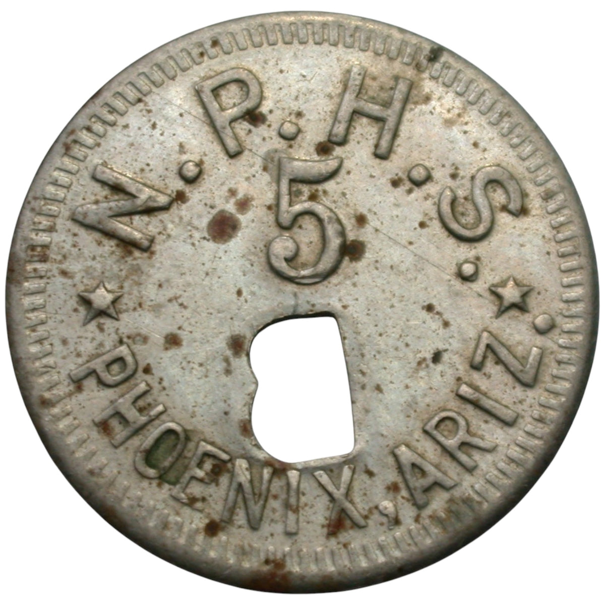 Phoenix, AZ N.P.H.S. "5" School Token