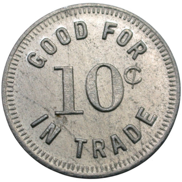 Tees Toh, AZ Tees-To Trading CO. G/F 10¢ In Trade Token