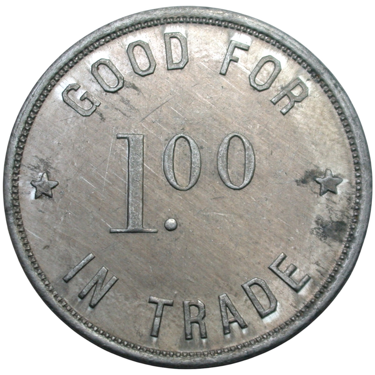 Tees Toh, AZ Tees-To Trading CO. G/F 1.00 In Trade Token