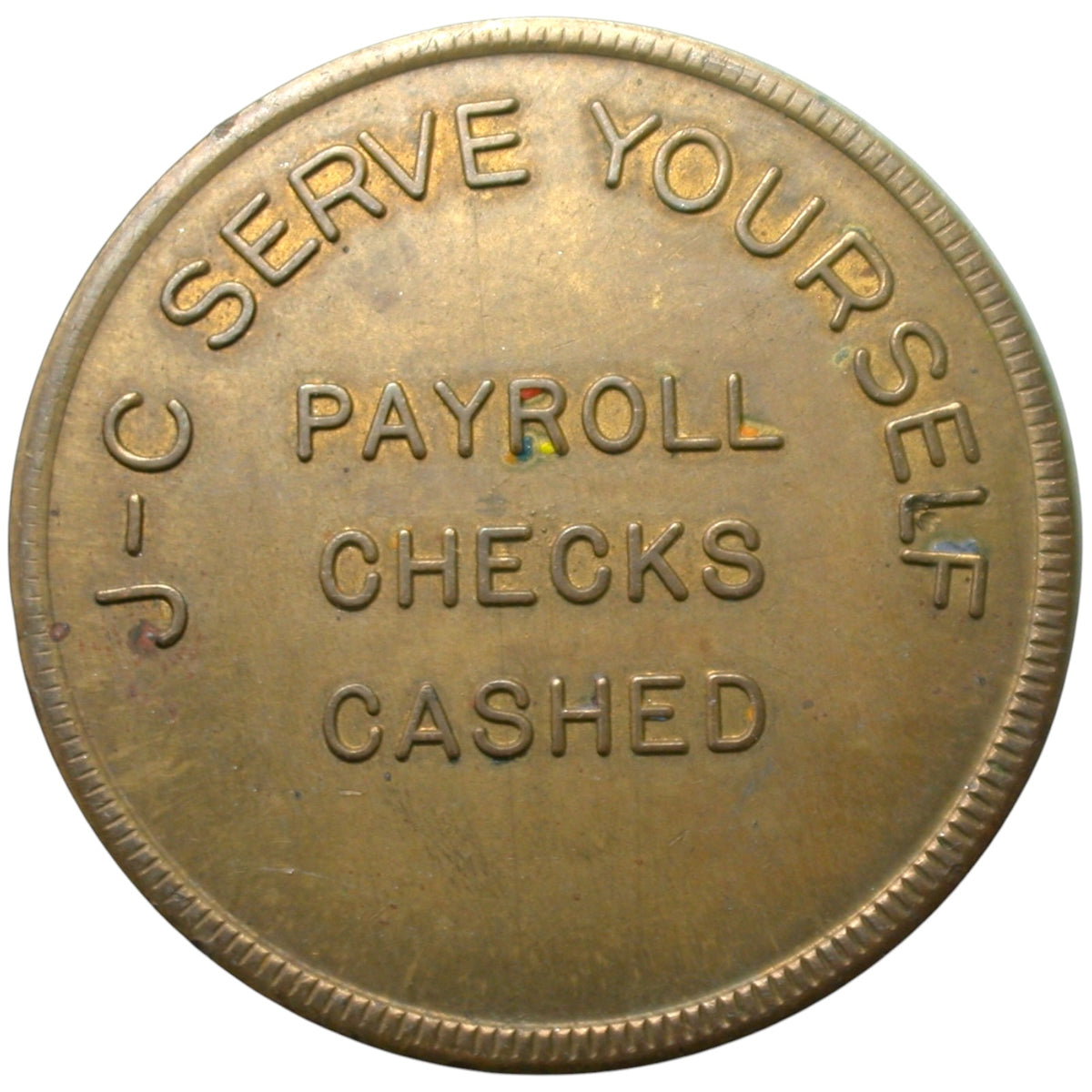 Bellflower, CA J-C Serve Yourself G/F $1.00 In Gasoline Token