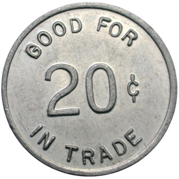 Berkeley, CA Collectors' Items Shop G/F 20¢ In Trade Token