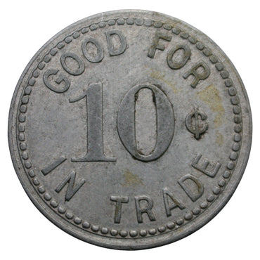 Meridian, CA W.L. Stephens G/F 10¢ In Trade Token