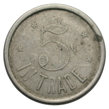 Notley Landing, CA Notley 5¢ In Trade Token