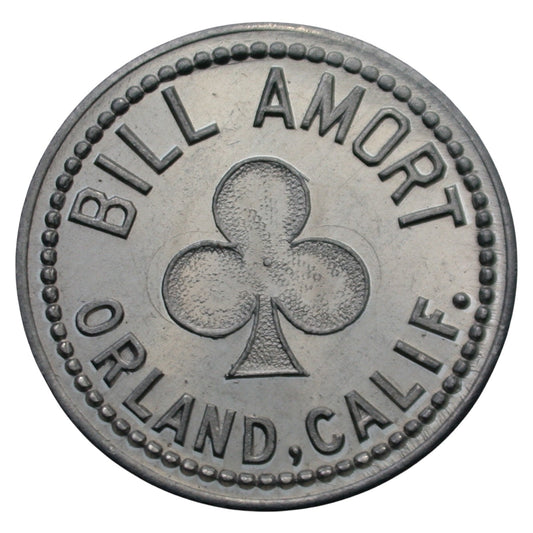 Orland, CA Bill Amort G/F 10¢ In Trade Token