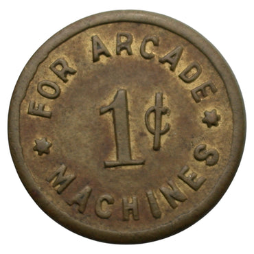 Ocean Park, CA Steffens Amusement Enterprises For 1¢ Arcade Machine Token