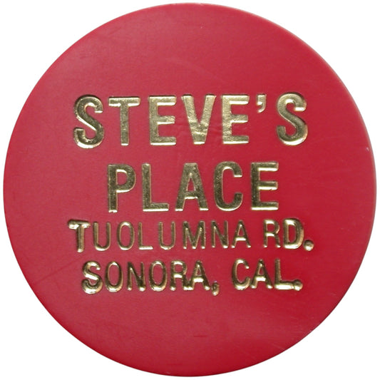 Sonora, CA Steve's Place Draft Wine Token