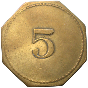 Moffett Field, CA N.C.O. Club 5 Token