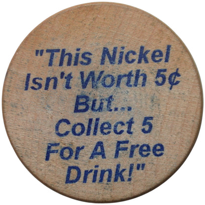 Alameda, CA The Island Club Wooden Nickel
