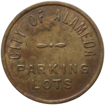 Alameda, CA City Of Alameda Parking Lots G/F One Hour Token
