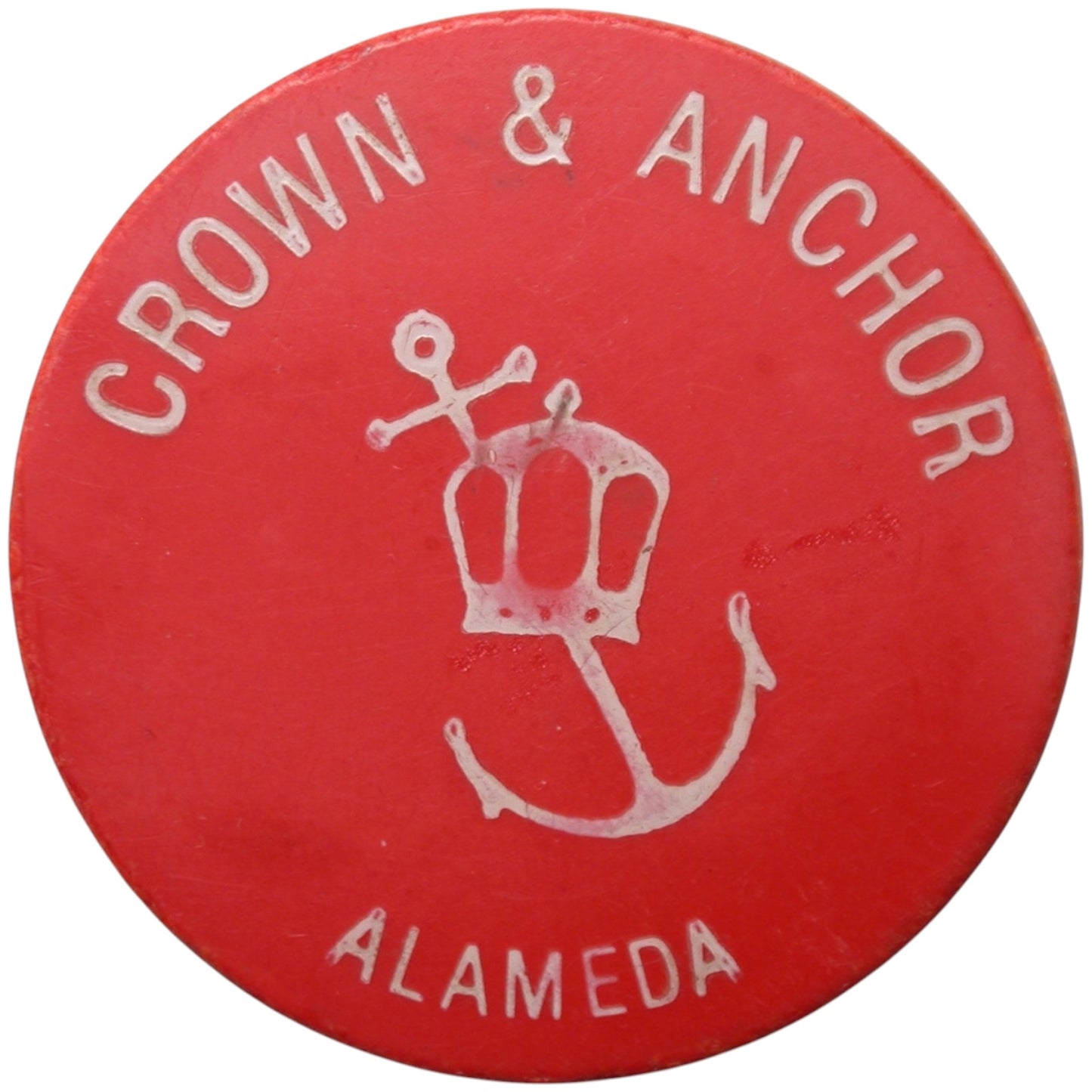 Alameda, CA Crown & Anchor G/F One Drink Token