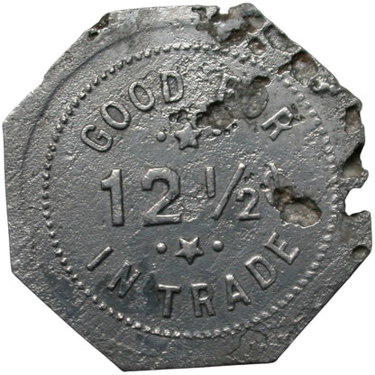 Applegate, CA Cottage Restaurant G/F 12 1/2¢ In Trade Token