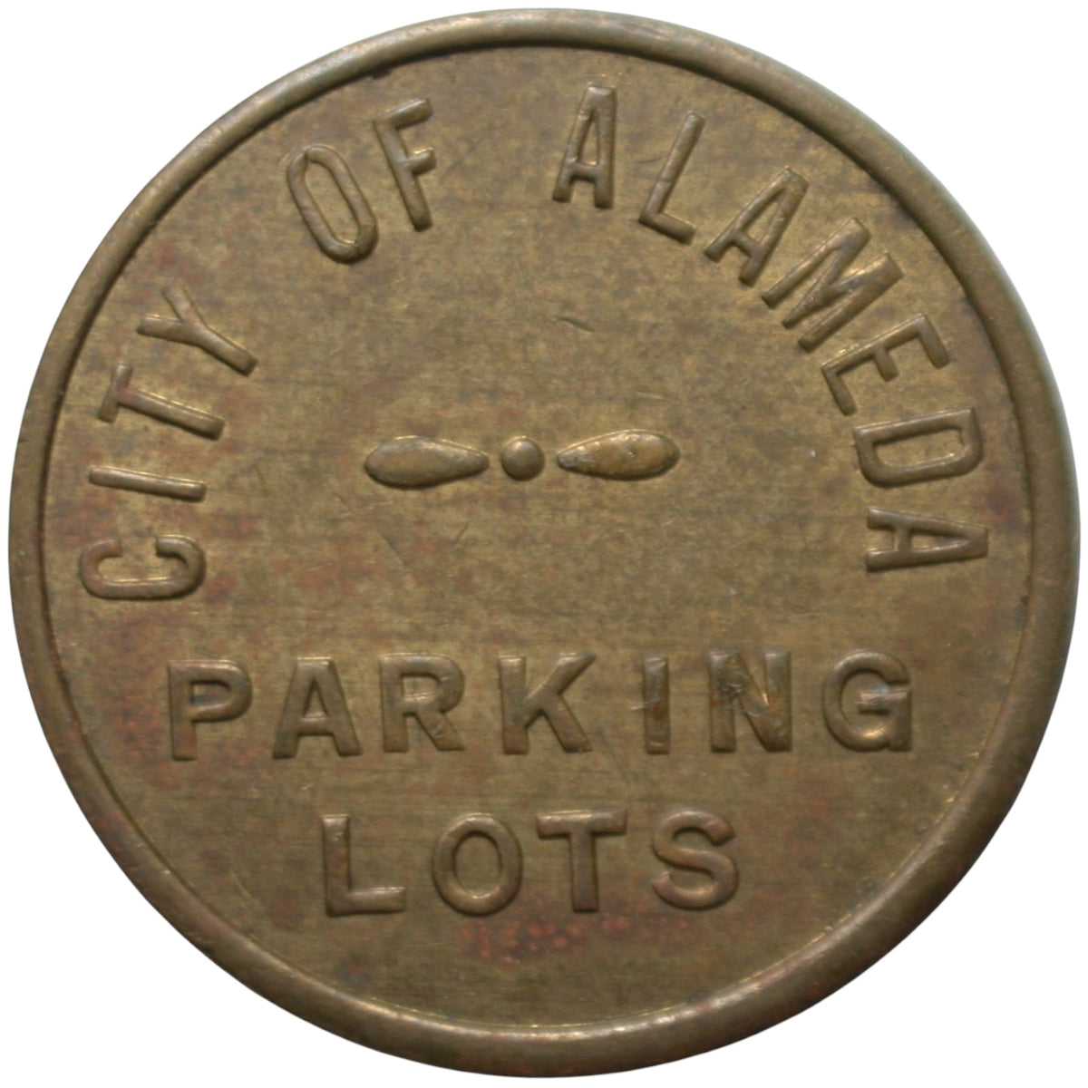 Alameda, CA City Of Alameda Parking Lots 1960 G/F One Hour Token