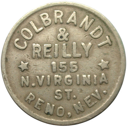 Reno, NV Colbrandt  & Reilly G/F 12 1/2¢ One Cigar Token