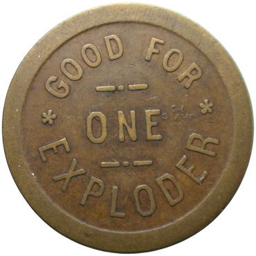 Hiawatha, UT C.E.S. Co. No. 1 G/F One Exploder Token
