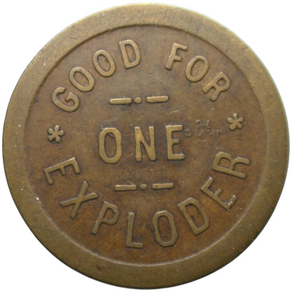 Hiawatha, UT C.E.S. Co. No. 1 G/F One Exploder Token