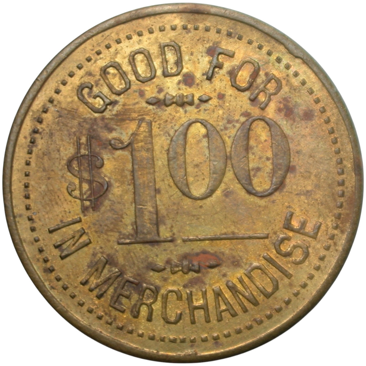 Alpaugh, CA W.N. Billing General Merchandise G/F $1.00 In Merchandise Token