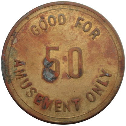 Alvarado, CA Luneta Cafe G/F 50 Amusement Only Token