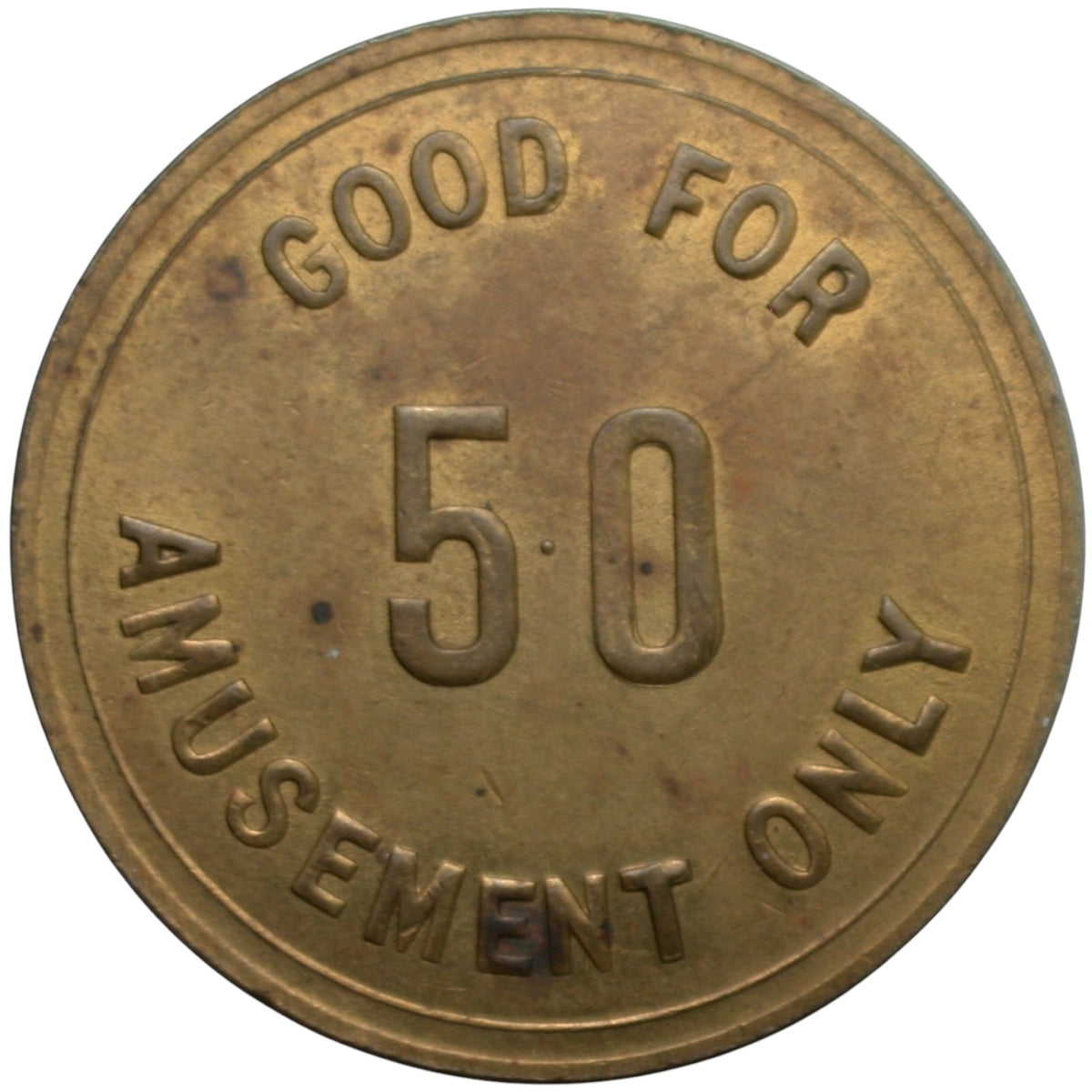 Alvarado, CA Luneta Cafe G/F 50 Amusement Only Token