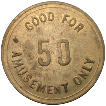 Alvarado, CA Luneta Cafe G/F 50 Amusement Only Token