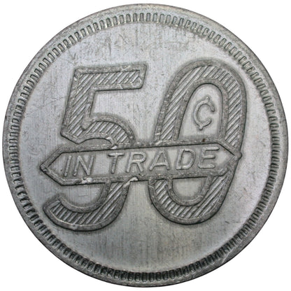 Berkeley, CA Collectors' Items Shop F. Borcher G/F 50¢ In Trade Token