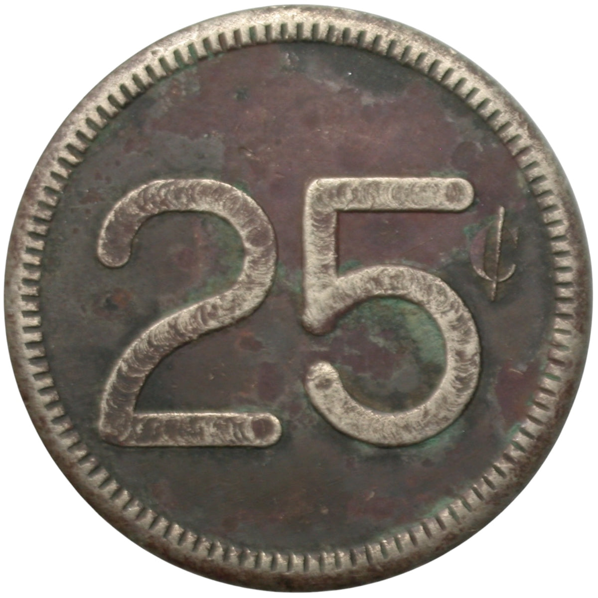 Long Beach, CA 33 Club G/F 25¢ In Trade Token