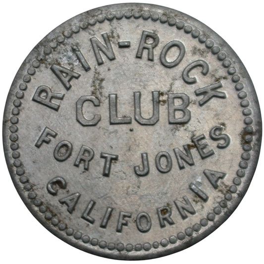Fort Jones, CA Rain-Rock Club G/F 10¢ In Merchandise Token
