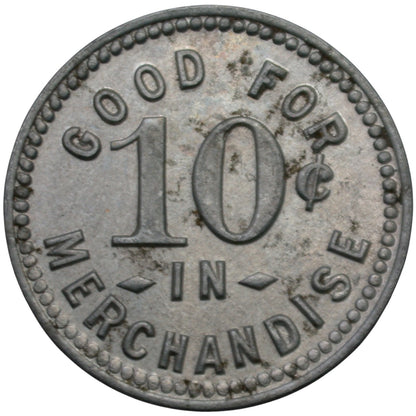 Fort Jones, CA Rain-Rock Club G/F 10¢ In Merchandise Token