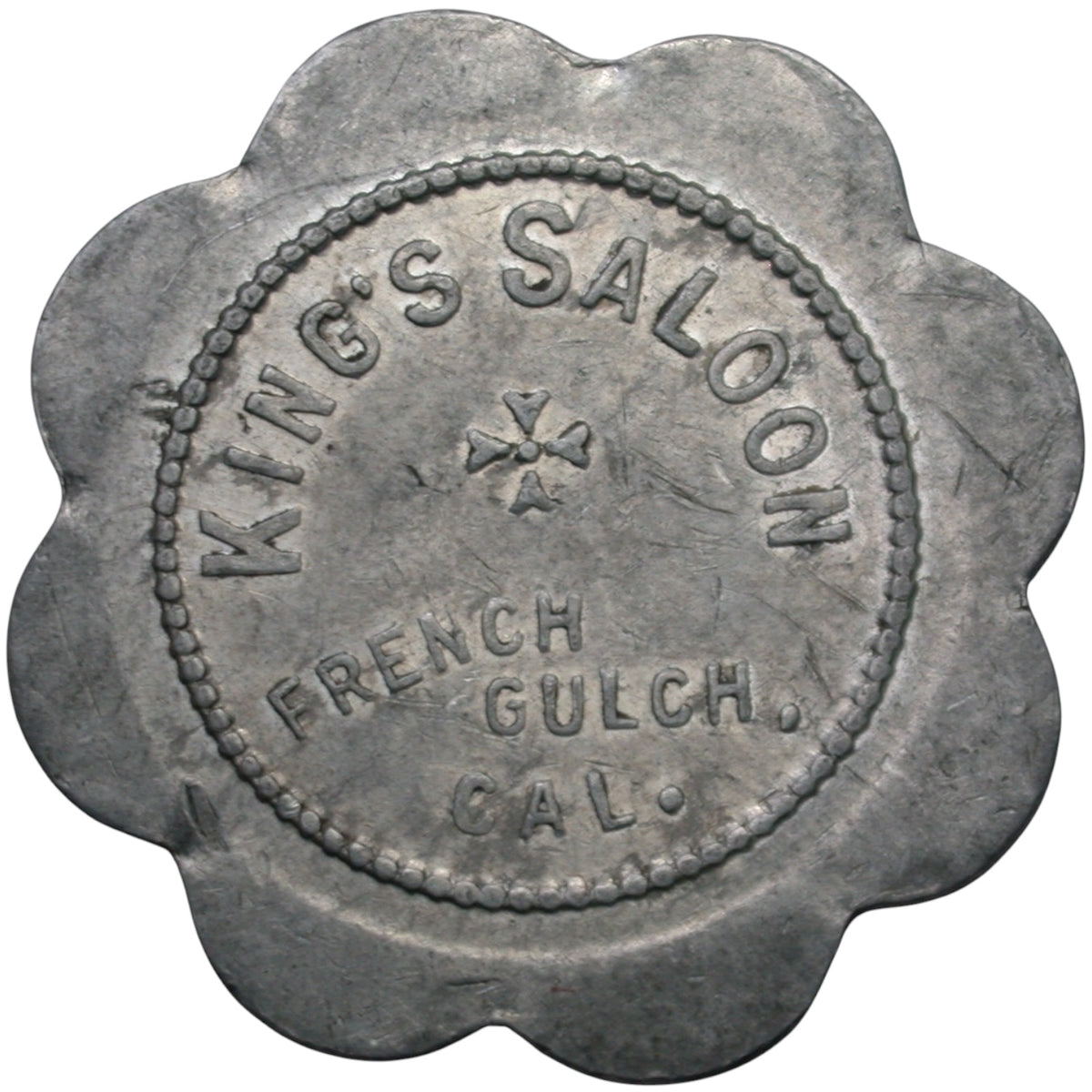 French Gulch, CA King's Saloon G/F One Drink Token