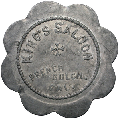French Gulch, CA King's Saloon G/F One Drink Token
