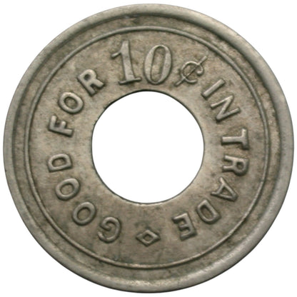 Healdsburg, CA Owl Cigar Store G/F 10¢ In Trade Token