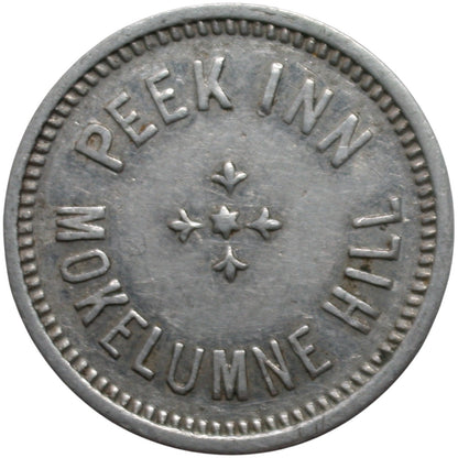 Mokelumne, CA Peek Inn G/F 10¢ In Trade Token