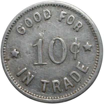 Mokelumne, CA Peek Inn G/F 10¢ In Trade Token