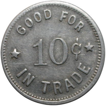 Mokelumne, CA Peek Inn G/F 10¢ In Trade Token