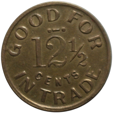 Jackson, CA City Pharmacy G/F 12 1/2¢ In Trade Token