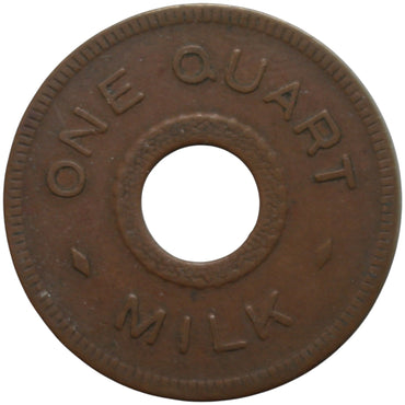 Los Angeles, CA Golden State Milk Products Co. G/F One Quart Milk Token