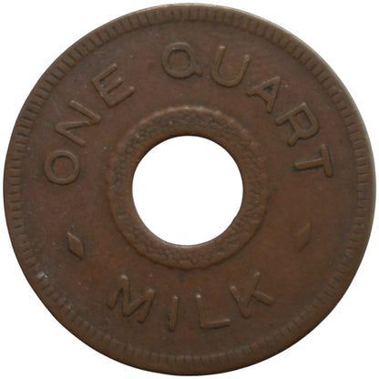Los Angeles, CA Golden State Milk Products Co. G/F One Quart Milk Token