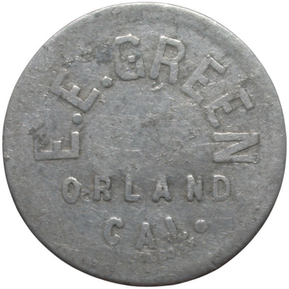 Orland, CA E.E. Green G/F One Drink Token
