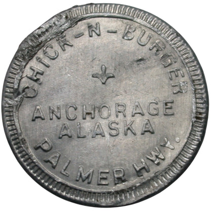 Anchorage, AK Chick-N-Burger G/F 25¢ In Trade Token