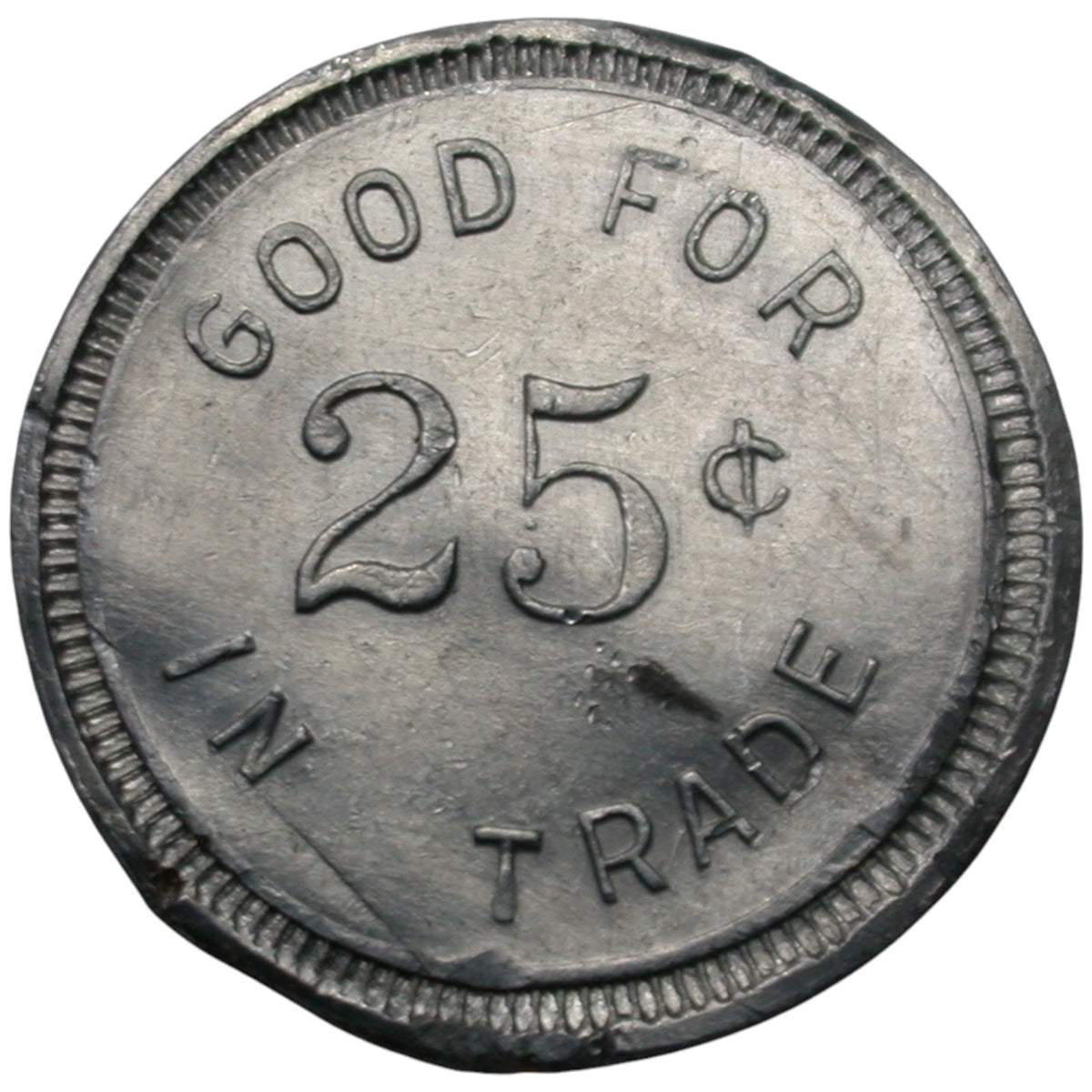 Anchorage, AK Chick-N-Burger G/F 25¢ In Trade Token