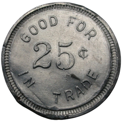 Anchorage, AK Chick-N-Burger G/F 25¢ In Trade Token